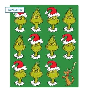 Green Dr. Seuss Grinch Blanket